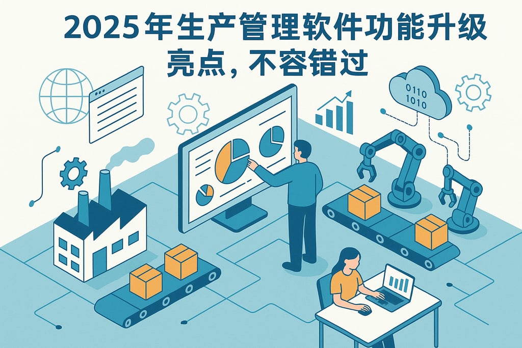 2025 年生产管理软件功能升级亮点，不容错过